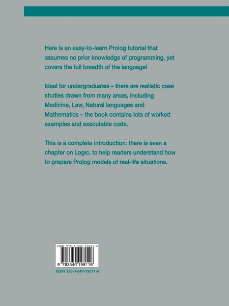 Produktbild: PROLOG for Computer Science