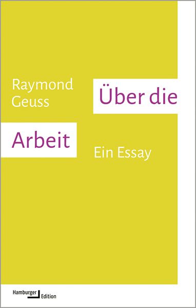 Produktbild: Über die Arbeit