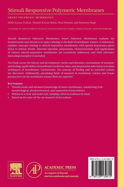 Produktbild: Stimuli Responsive Polymeric Membranes