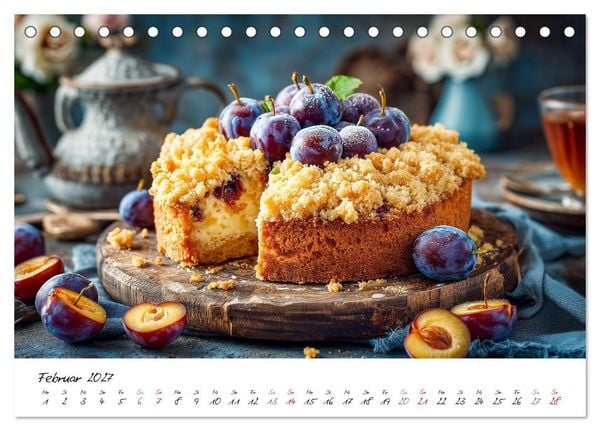 Produktbild: Klassiker aus Omas K&uuml;che - Zw&ouml;lf Kuchen mit Nostalgie-Gef&uuml;hl (Tischkalender 2027 DIN A5 quer), CALVENDO Monatskalender