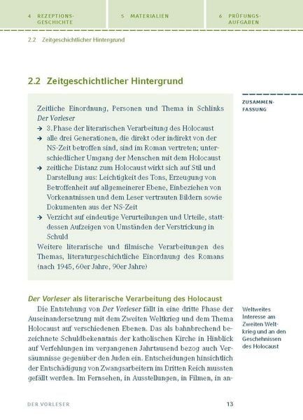 Produktbild: Der Vorleser von Bernhard Schlink