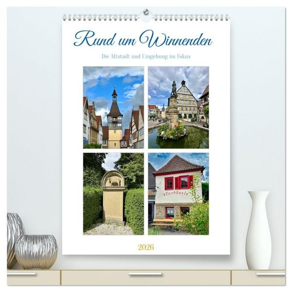 Produktbild: Rund um Winnenden (hochwertiger Premium Wandkalender 2026 DIN A2 hoch), Kunstdruck in Hochglanz