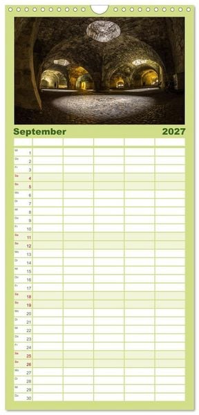 Produktbild: Familienplaner 2027 - Schaffhausen - n&ouml;rdlichste Stadt der Schweiz mit 5 Spalten (Wandkalender, 21 x 45 cm) CALVENDO