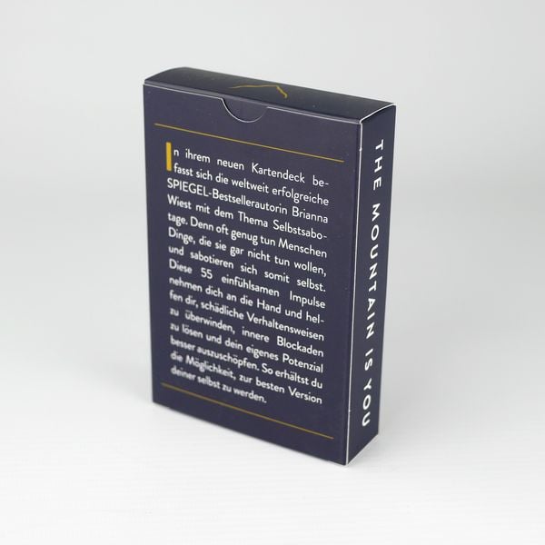 Produktbild: The Mountain is you &ndash; 55 Impulse, wie du Selbstsabotage erkennen und &uuml;berwinden kannst