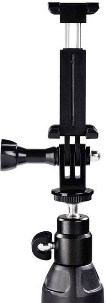 Produktbild: Hama Multi \"4in1\" Tischstativ 1/4 Zoll Arbeitsh&ouml;he=20 - 90cm Schwarz inkl. Smartphonehalter