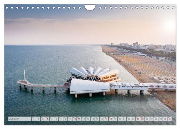 Produktbild: Lignano in Italien. Sommer Strand und Meer (Wandkalender 2027 DIN A4 quer), CALVENDO Monatskalender