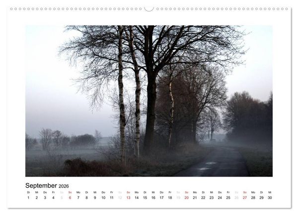 Produktbild: Winter im Teufelsmoor (hochwertiger Premium Wandkalender 2026 DIN A2 quer), Kunstdruck in Hochglanz