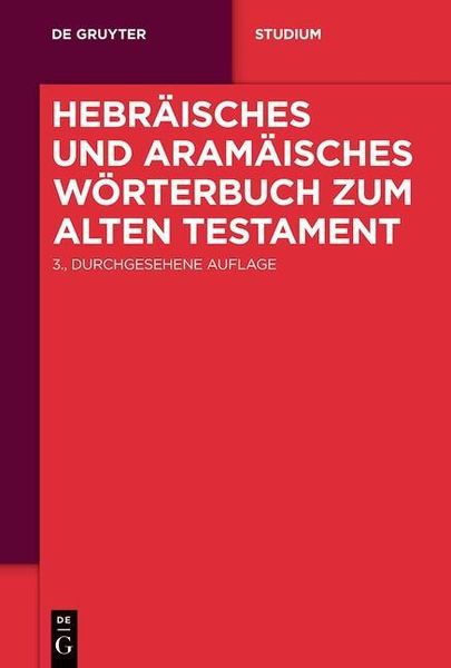 Produktbild: Hebr&auml;isches und aram&auml;isches W&ouml;rterbuch zum Alten Testament