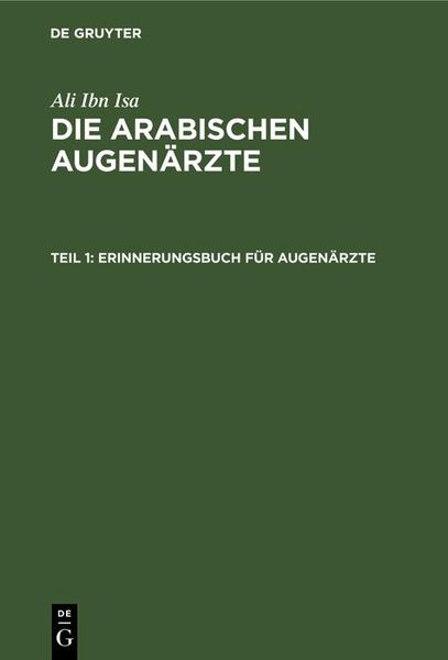 Produktbild: Erinnerungsbuch f&uuml;r Augen&auml;rzte