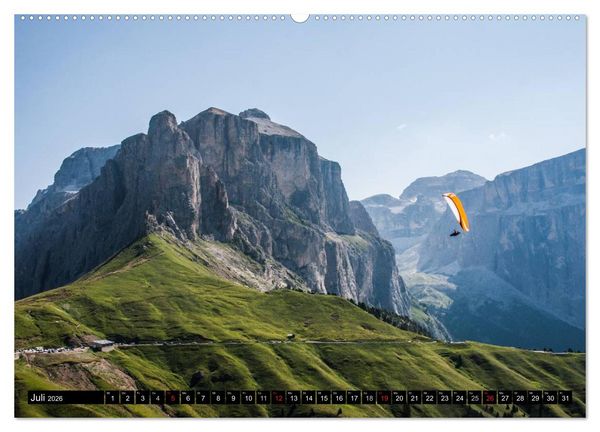 Produktbild: Paragliding - die Faszination des Fliegens (hochwertiger Premium Wandkalender 2026 DIN A2 quer), Kunstdruck in Hochglanz
