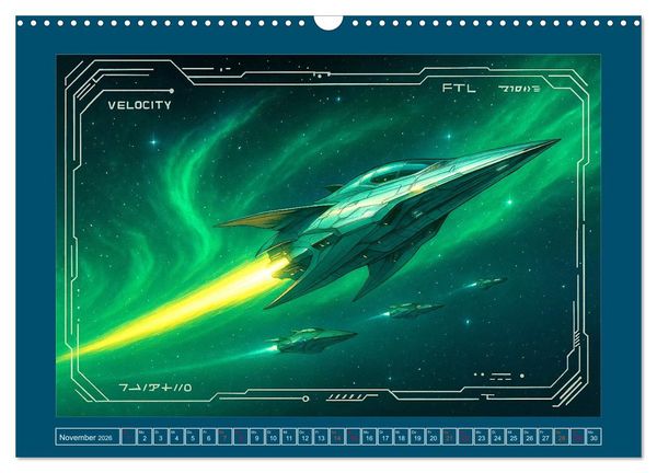 Produktbild: Intelligente Alientechnik (Wandkalender 2026 DIN A3 quer), CALVENDO Monatskalender