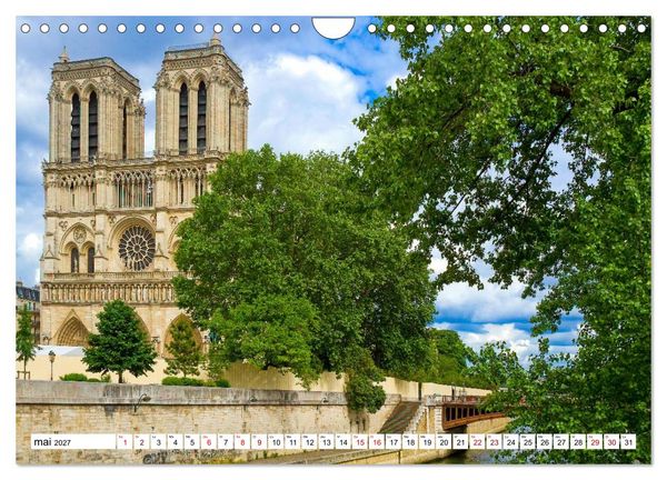 Produktbild: Les cath&eacute;drales fran&ccedil;aises &ndash; Des chefs-d'&oelig;uvre de l&rsquo;architecture gothique (Calendrier mural 2027 DIN A4 vertical), CALVENDO calendrier mensuel