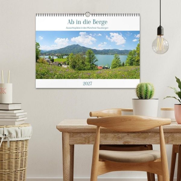 Produktbild: Ab in die Berge - Aussichtspl&auml;tze in den M&uuml;nchner Hausbergen (Wandkalender 2027 DIN A3 quer), CALVENDO Monatskalender
