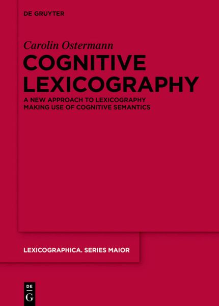 Produktbild: Cognitive Lexicography