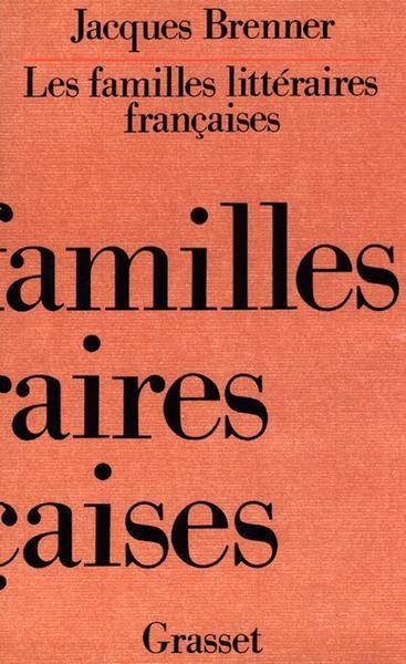Produktbild: Les familles litt&eacute;raires fran&ccedil;aises