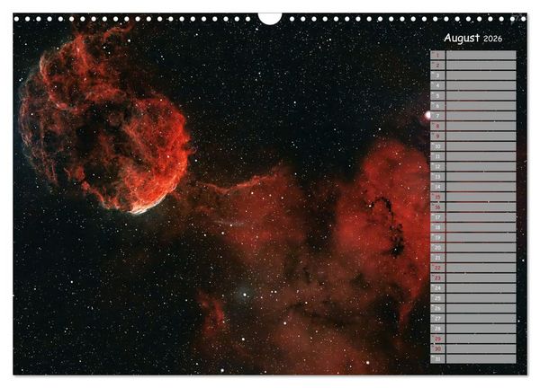 Produktbild: Deep-Sky Amateurastronomie (Wandkalender 2026 DIN A3 quer), CALVENDO Monatskalender