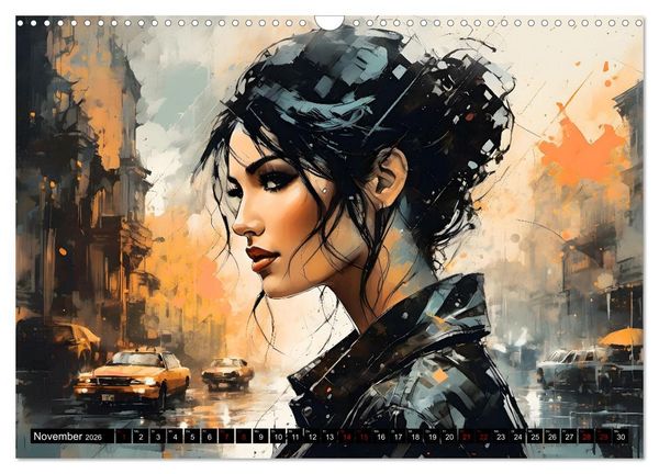 Produktbild: Nostalgische Romanzen - Liebe, Lust und Leidenschaft (Wandkalender 2026 DIN A3 quer), CALVENDO Monatskalender