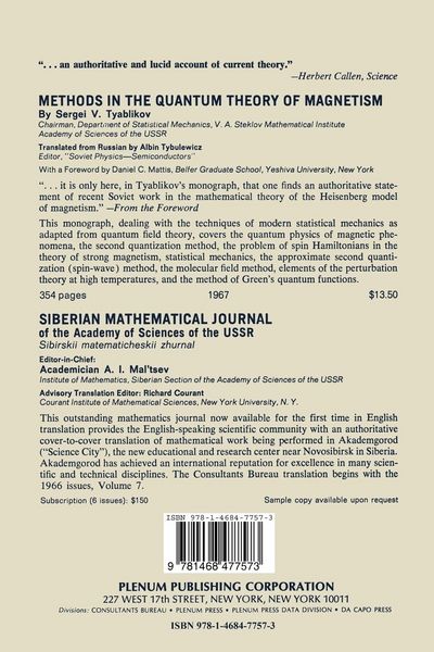 Produktbild: Symposia on Theoretical Physics 3