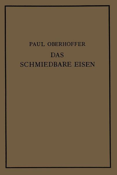 Produktbild: Das schmiedbare Eisen