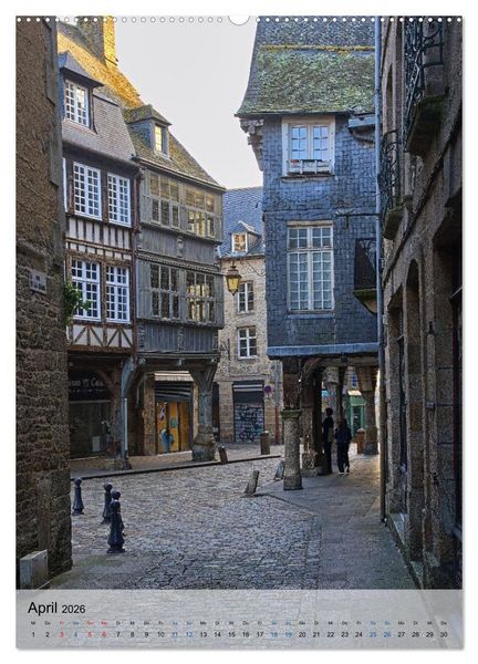 Produktbild: Bretagne. Traumhafte Gesichter einer Region (Wandkalender 2026 DIN A2 hoch), CALVENDO Monatskalender