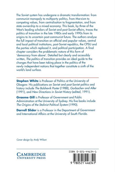 Produktbild: The Politics of Transition