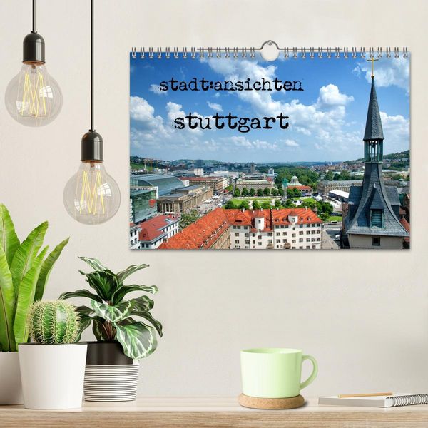 Produktbild: stadtansichten stuttgart (Wandkalender 2026 DIN A4 quer), CALVENDO Monatskalender