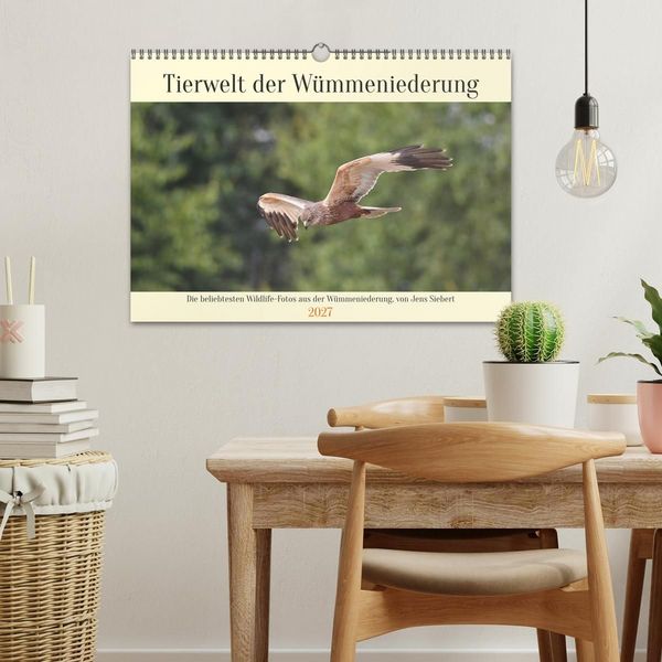 Produktbild: Tierwelt der W&uuml;mmeniederung (Wandkalender 2027 DIN A3 quer), CALVENDO Monatskalender