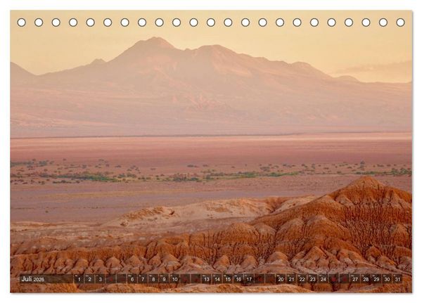 Produktbild: Peru Bolivien Chile (Tischkalender 2026 DIN A5 quer), CALVENDO Monatskalender