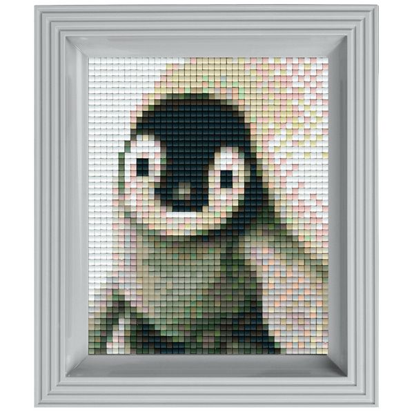 Produktbild: PRACHT Pixel Mosaik Pinguin Geschenkverpackung