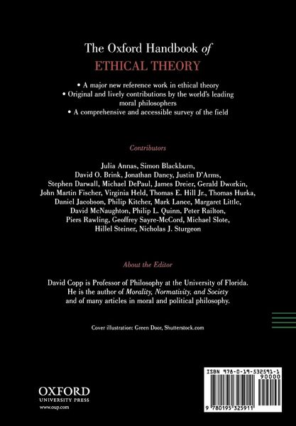 Produktbild: The Oxford Handbook of Ethical Theory