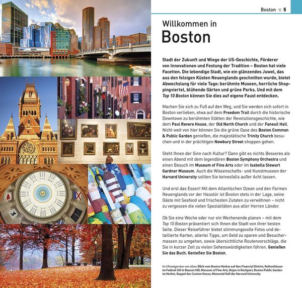 Top 10 Reiseführer Boston