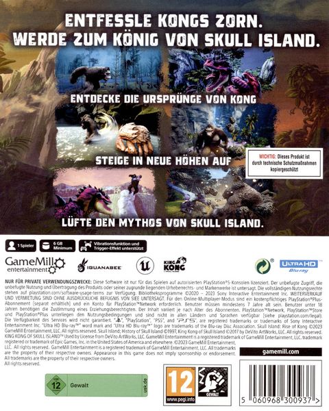 Skull Island Rise of Kong - PlayStation 5