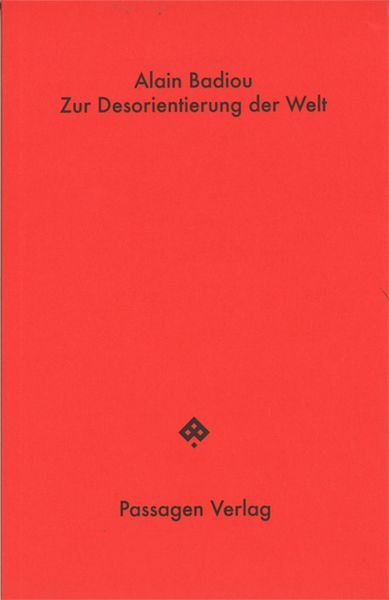 Produktbild: Zur Desorientierung der Welt