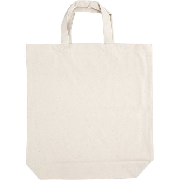 Produktbild: Creativ Company Stofftasche, Gr&ouml;&szlig;e 39x44x10 cm, 310 g, Hellnatur
