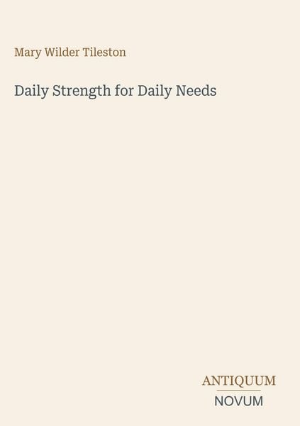 Produktbild: Daily Strength for Daily Needs