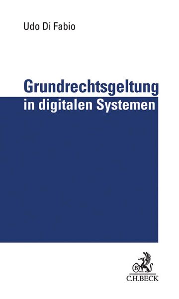 Produktbild: Grundrechtsgeltung in digitalen Systemen