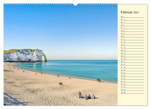 Produktbild: Zauberhafte Normandie: Frankreichs wilde, wunderbare K&uuml;ste (hochwertiger Premium Wandkalender 2027 DIN A2 quer), Kunstdruck in Hochglanz