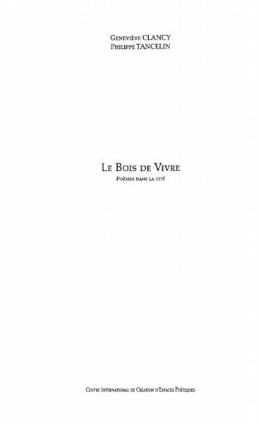 Produktbild: Le bois de vivre