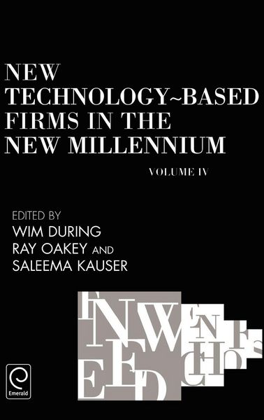 Produktbild: New Technology-Based Firms in the New Millennium