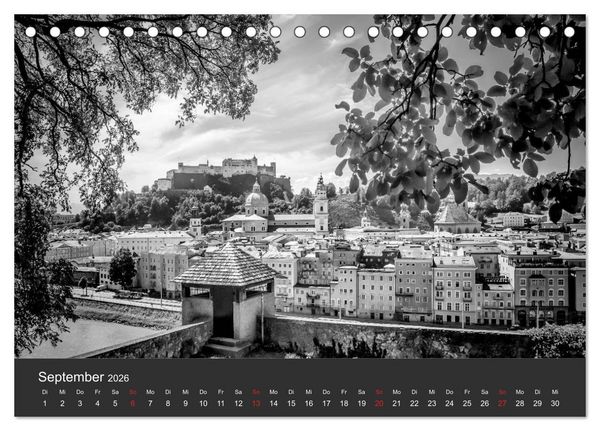 Produktbild: URBANE FOTOGRAFIE Zw&ouml;lf klassische Impressionen (Tischkalender 2026 DIN A5 quer), CALVENDO Monatskalender
