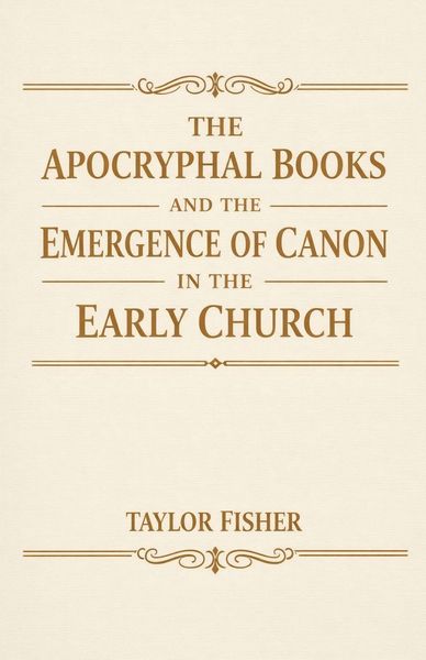 Produktbild: The Apocryphal Books and the Emergence of Canon in the Early Church