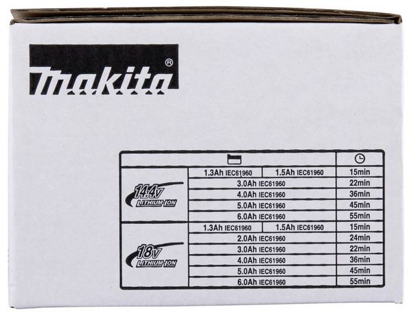 Produktbild: Makita 191A24-4 Werkzeug-Akku und Ladeger&auml;t 18V 3.0Ah Li-Ion