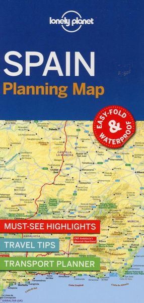 Produktbild: Lonely Planet Spain Planning Map