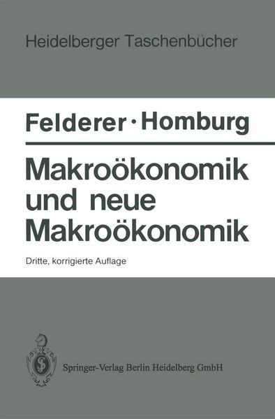 Produktbild: Makro&ouml;konomik und neue Makro&ouml;konomik