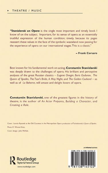 Produktbild: Stanislavski On Opera