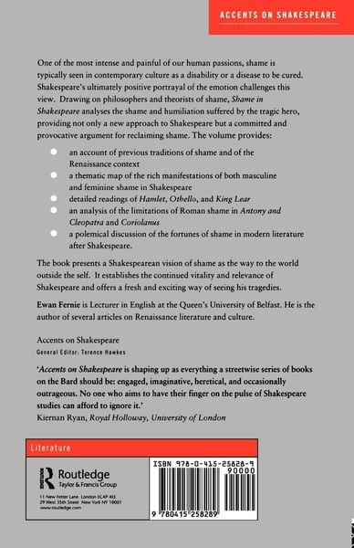 Produktbild: Shame in Shakespeare