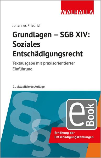 Produktbild: Grundlagen SGB XIV - Soziales Entsch&auml;digungsrecht
