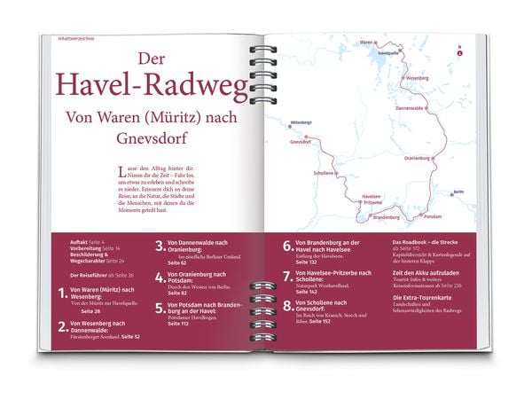 Produktbild: KOMPASS Radreisef&uuml;hrer Havel-Radweg