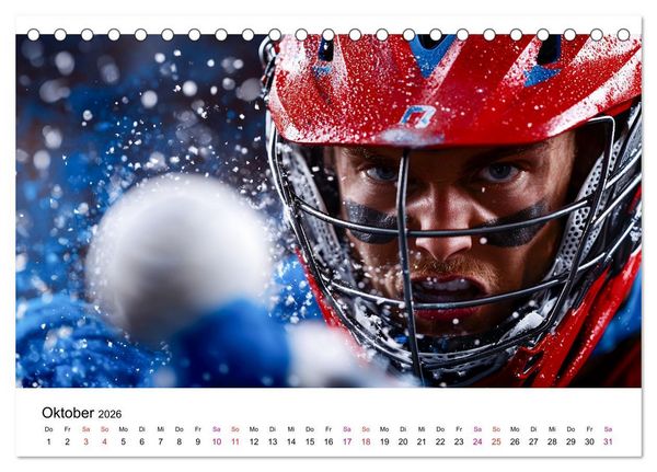 Produktbild: Lacrosse cool (Tischkalender 2026 DIN A5 quer), CALVENDO Monatskalender