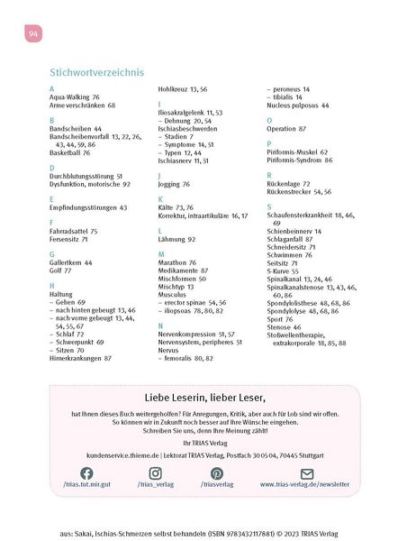 Produktbild: Ischias-Schmerzen selbst behandeln